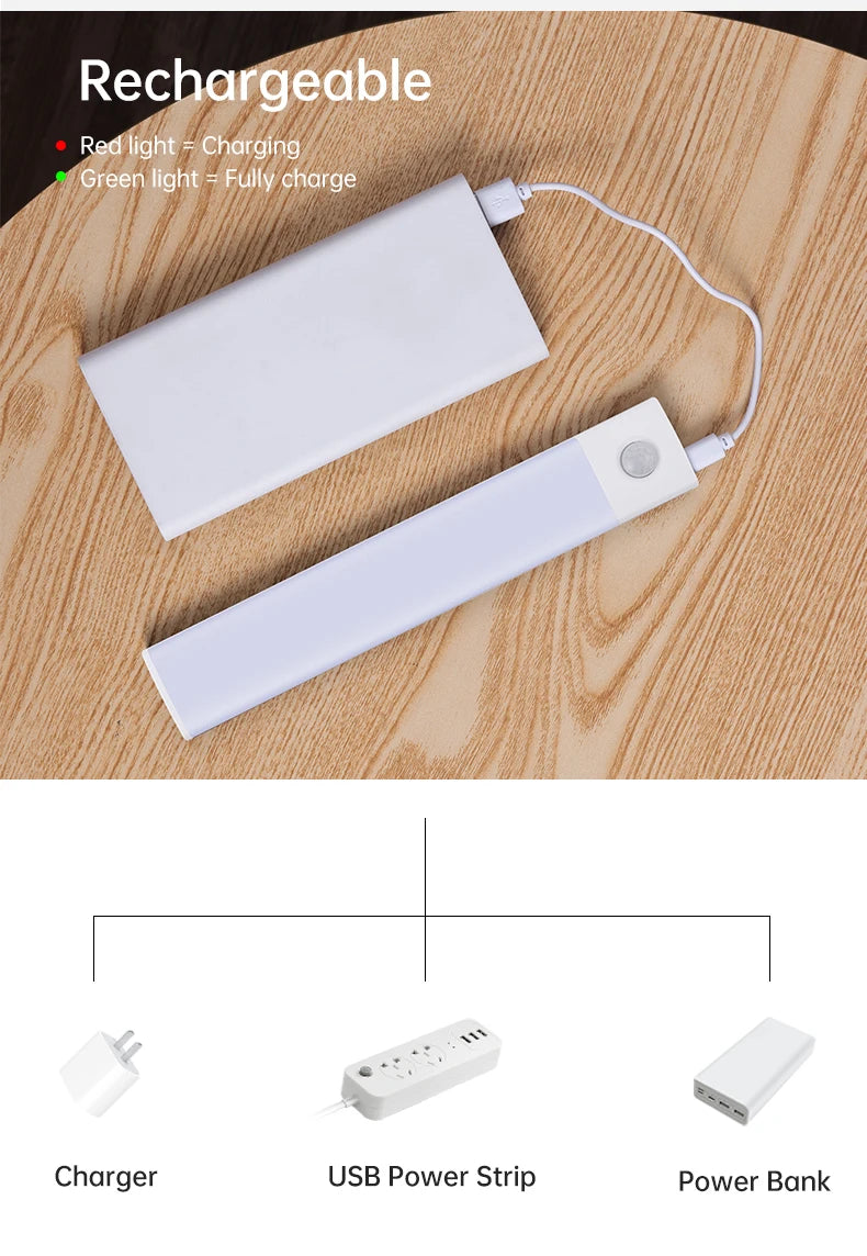 Luz LED Inteligente com Sensor de Movimento